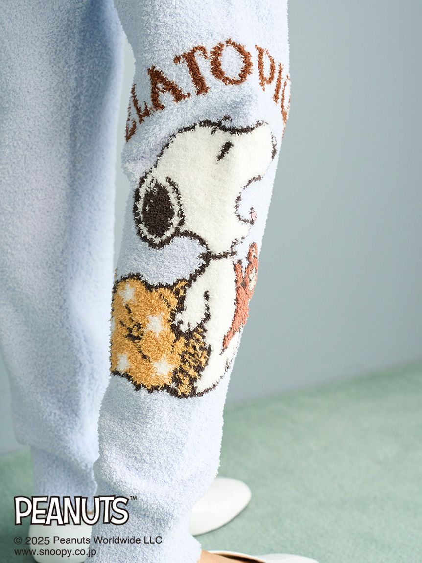gelato pique「【PEANUTS】【ONLINE限定】オリジナルアート ジャガードプルオーバー＆ロングパンツセット」|ルームウェア|