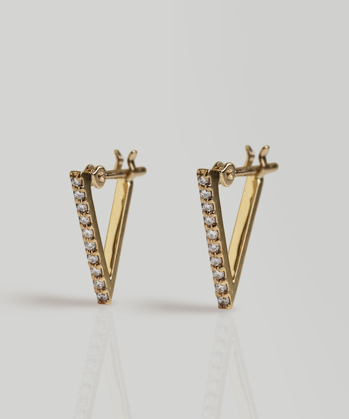 ダイヤモンド スナップ フープ ピアス | K10YG〈Stella〉〈2025 HOLIDAY COLLECTION〉