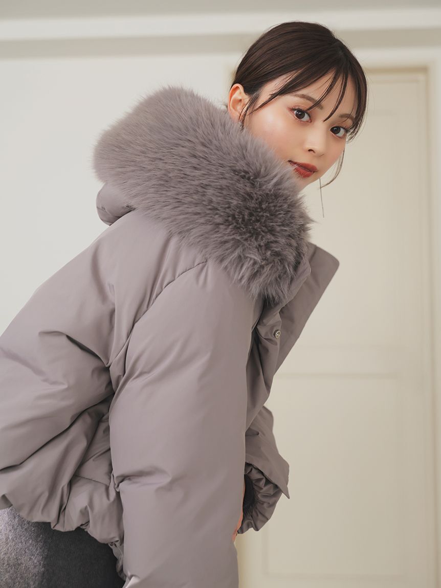 WEB限定カラーあり】西川フードファーショートダウン（SNIDEL
