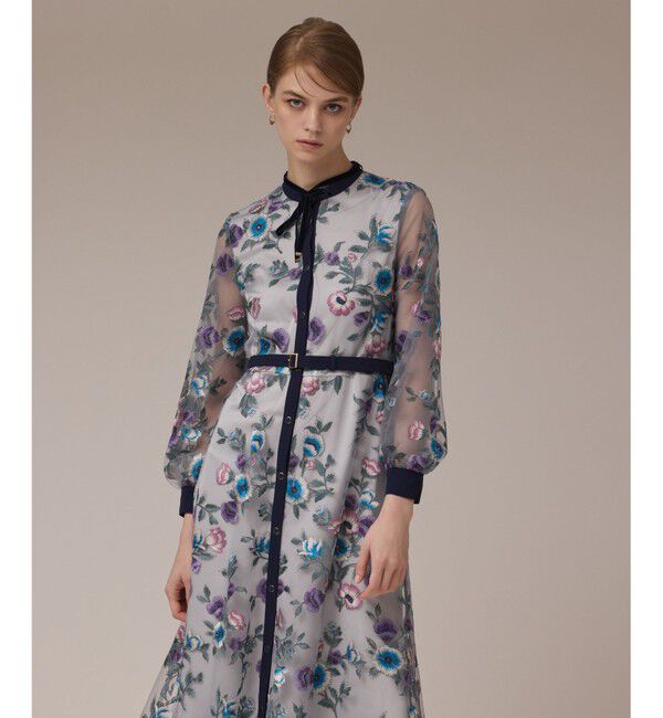 【新品未使用】グレースコンチネンタルマルチ刺繍フレアワンピース マルチ刺繍フレアワンピース（GRACE CONTINENTAL）｜ルミネの