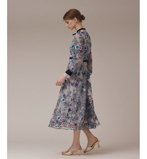 【新品未使用】グレースコンチネンタルマルチ刺繍フレアワンピース マルチ刺繍フレアワンピース / GRACE CONTINENTAL | GRACE CONTINENTAL