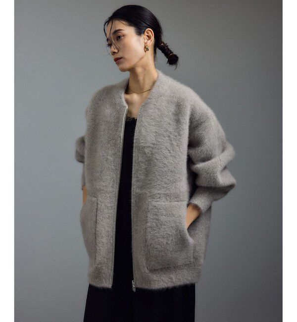 FOXカシミヤジップブルゾン（SALON adam et rope'）｜ルミネの