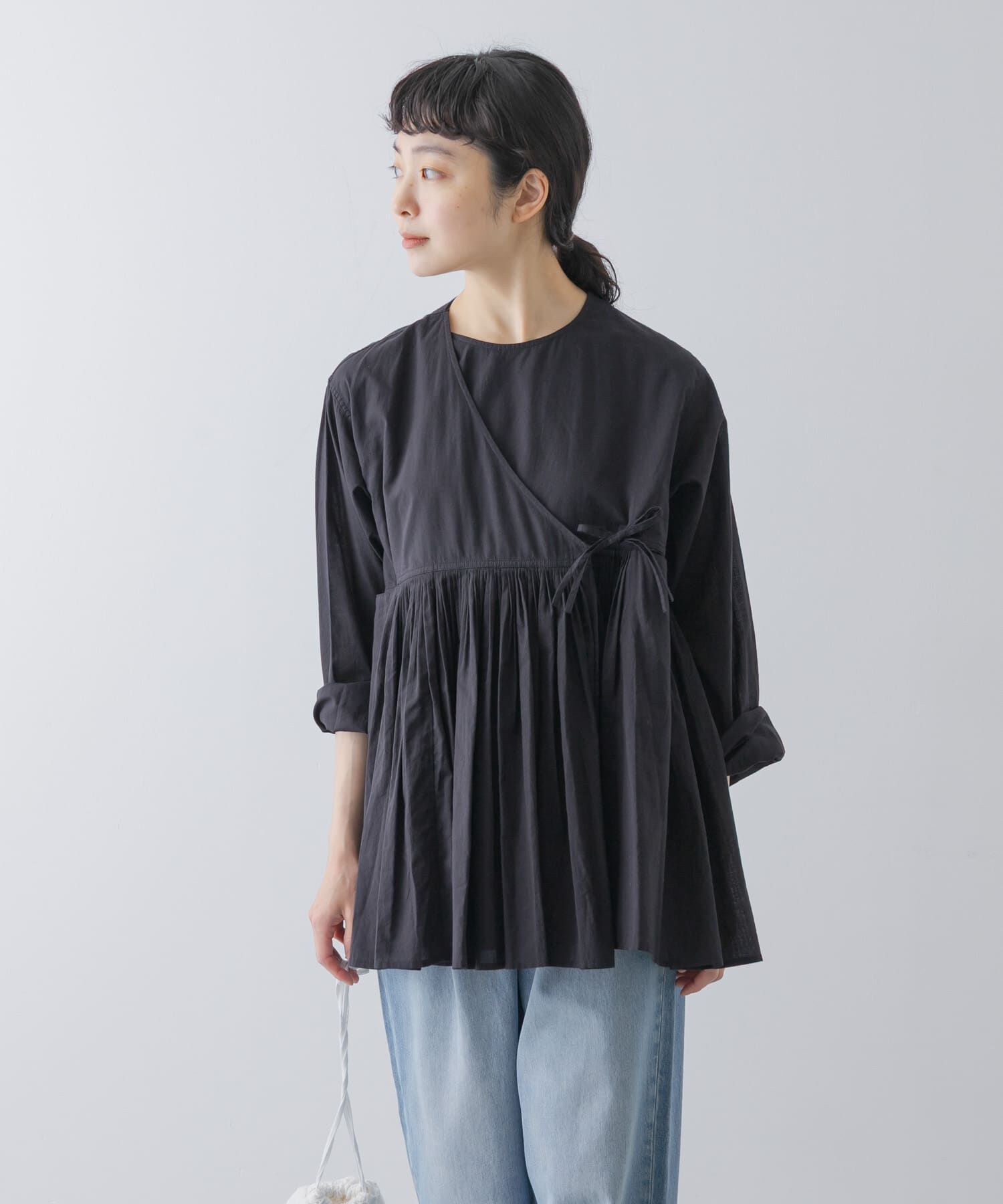 かぐれ　アンガルカシャツ　グレー　新品未使用 アンガルカシャツ（かぐれ）｜ルミネのファッション通販アイルミネ<i