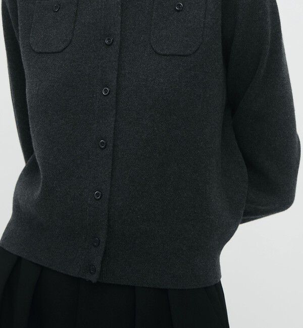 コットンカシミヤ クルーネックカーディガン（CABaN）｜ルミネの