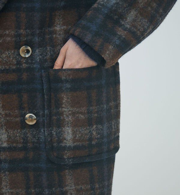 ボンディングチェック ダブルブレストコート（MACPHEE）｜ルミネの