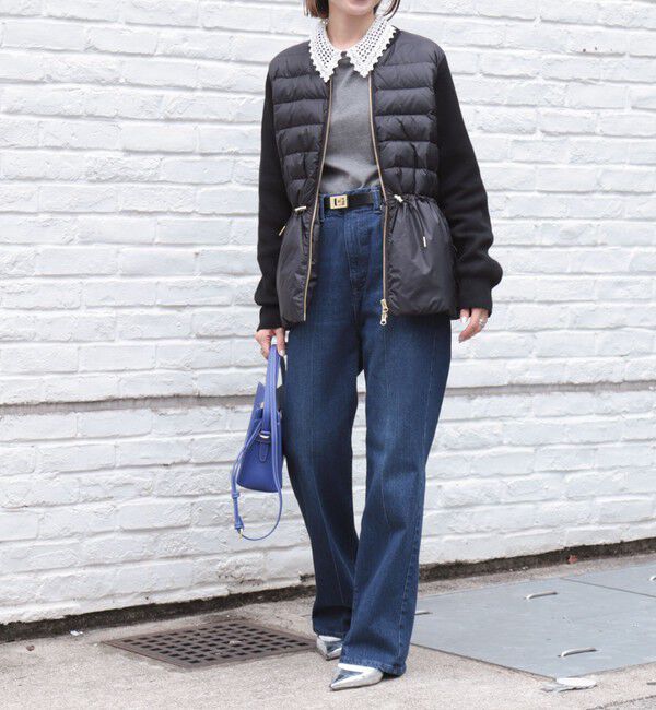 TAION/タイオン】別注ニットコンビダウンジャケット（NOLLEY'S