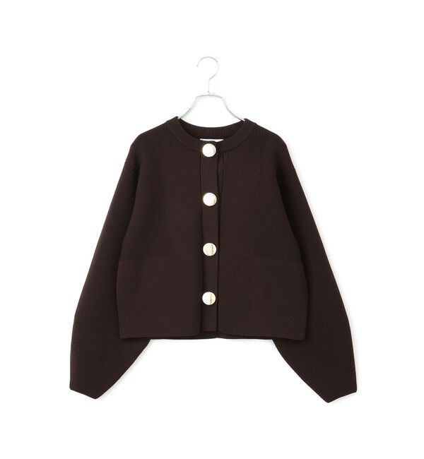【超人気商品】セレクトネックウェーブボタンカーディガン【◆2025-26秋冬◆】 WEB限定】・【サステナブル】セレクトネックウェーブボタン