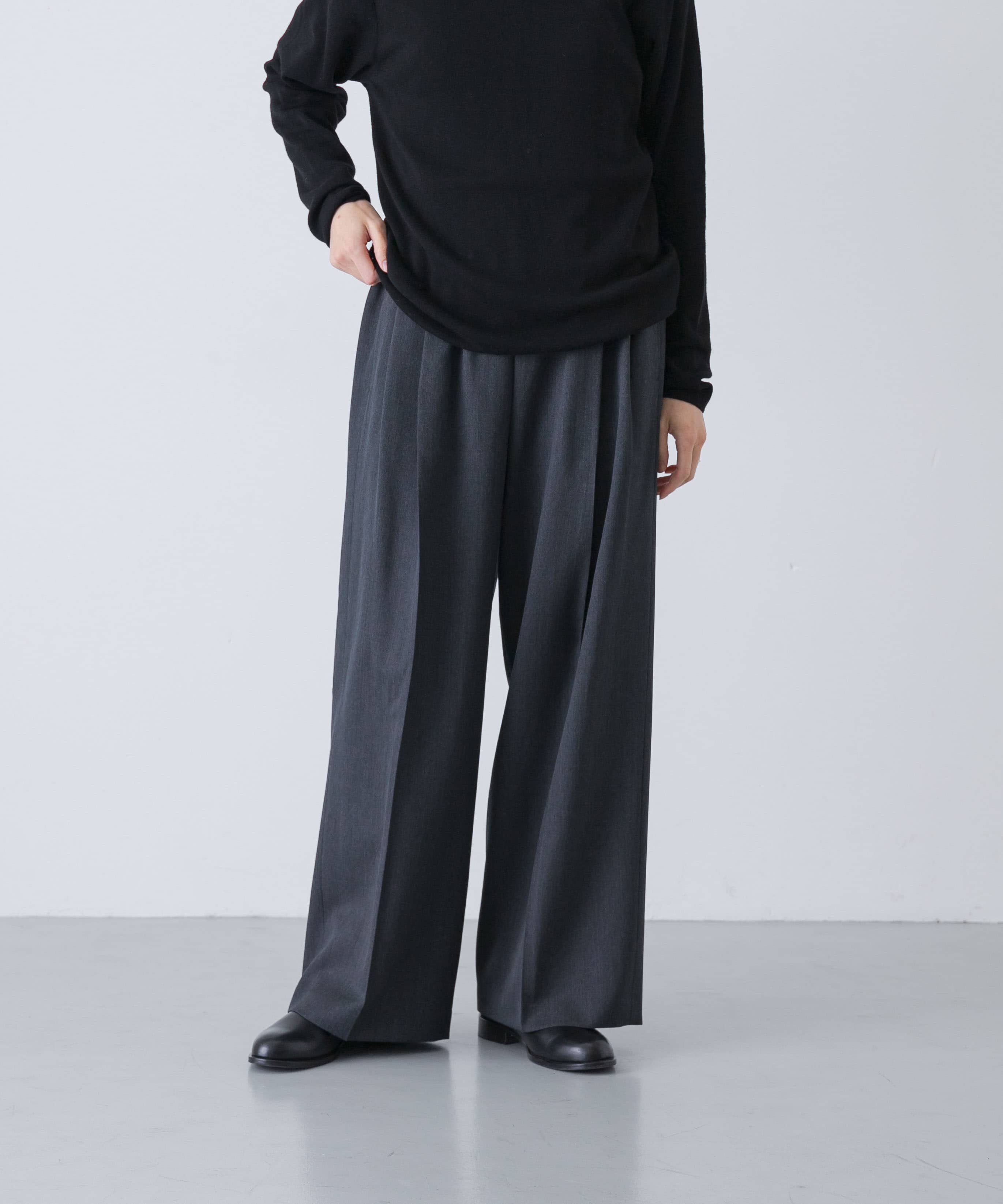 ウォッシャブルウールツイルパンツ（かぐれ）｜ルミネのファッション