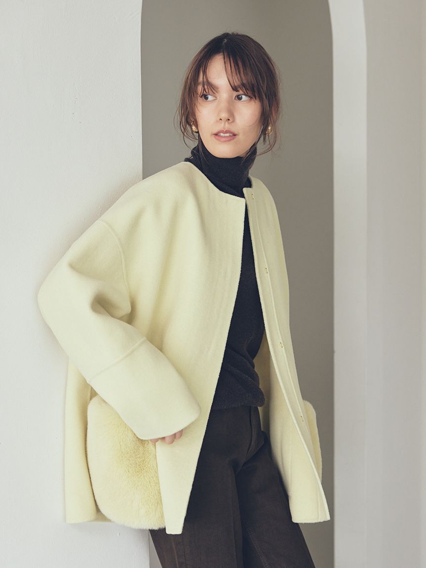 WEB限定カラー】2wayファーポケットリバーコート（Mila Owen）｜ルミネ