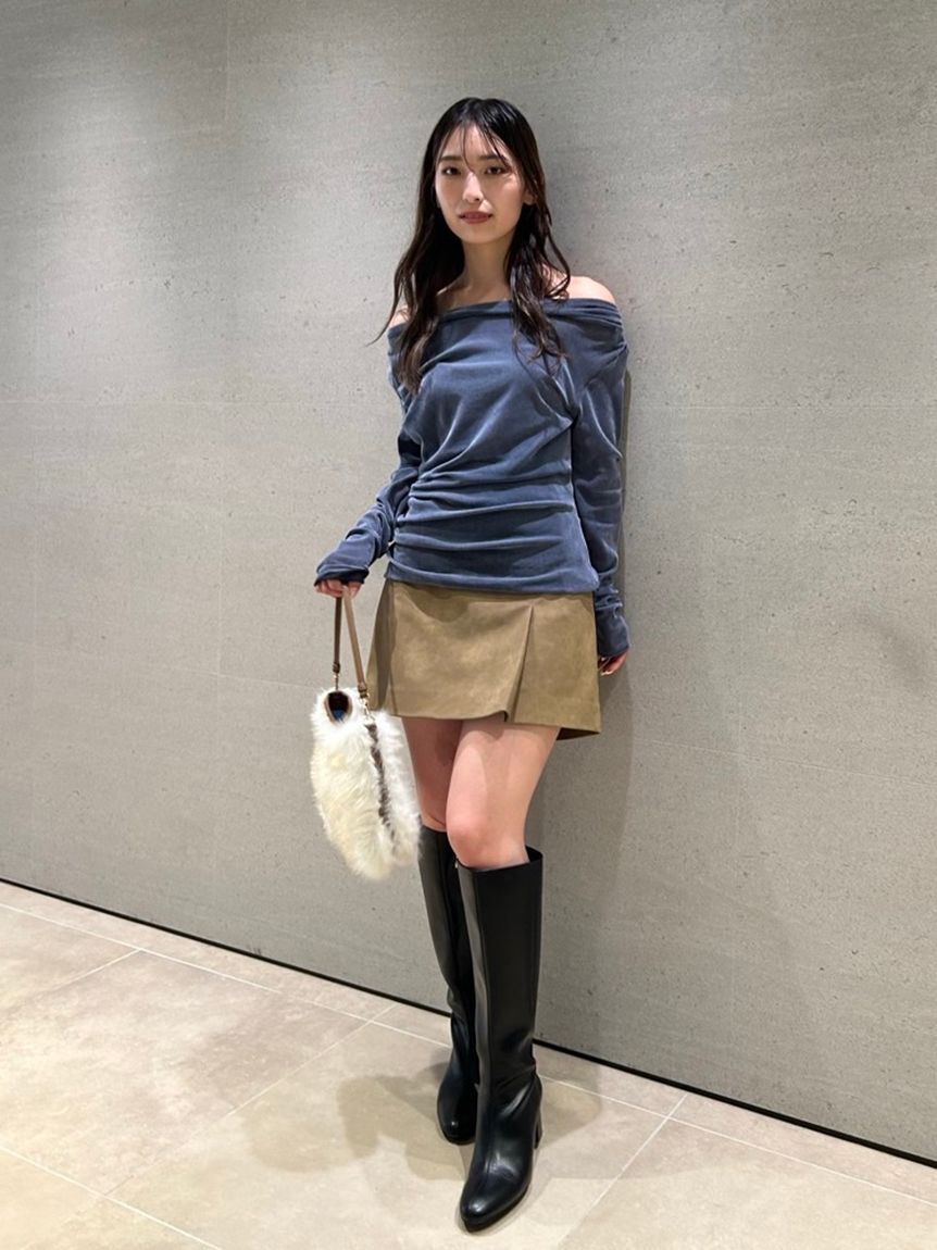 デコルテタックフロッキーチュールトップス（FRAY I.D）｜ルミネの