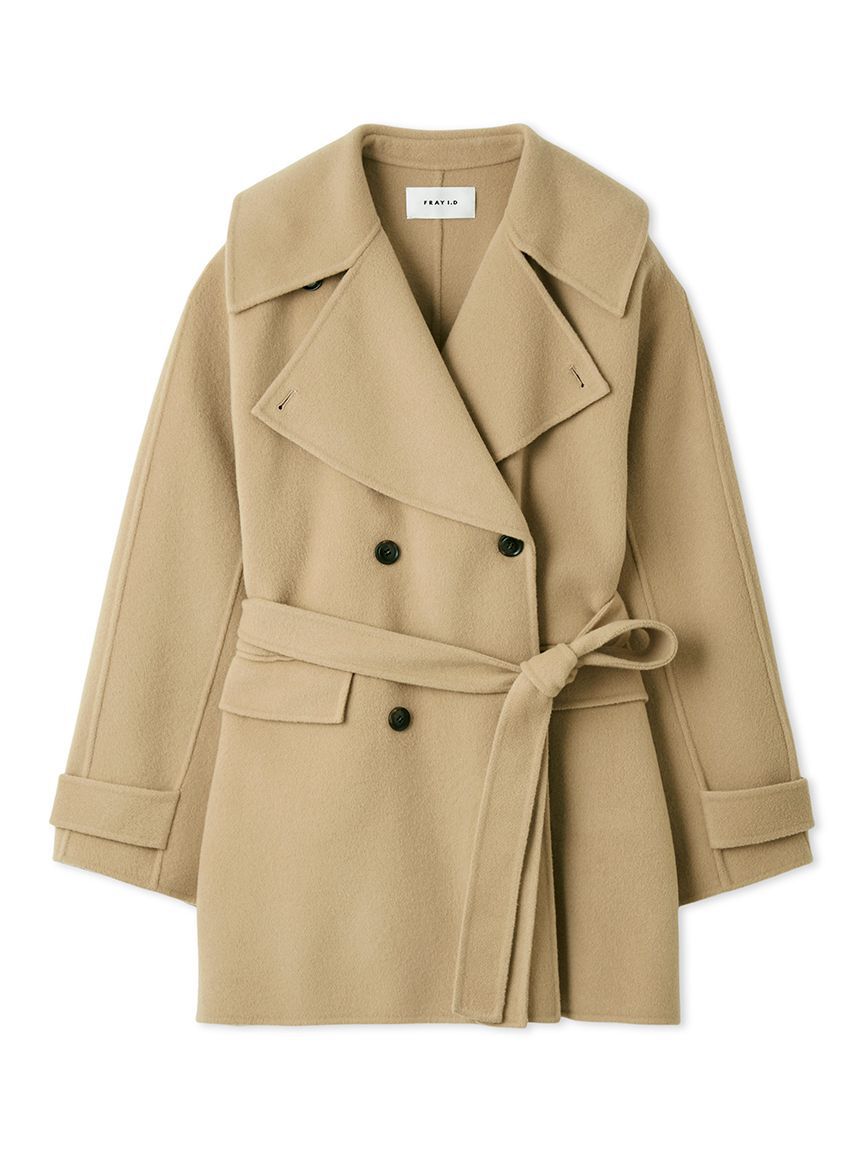 ウールリバーミドルAラインコート（FRAY I.D）｜ルミネのファッション
