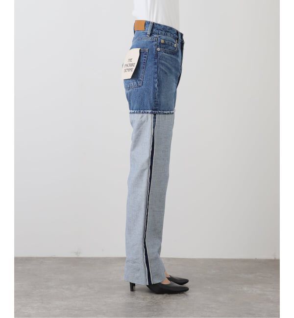 INSCRIRE /アンスクリア】 Wide Roll Up Straight：デニム（journal