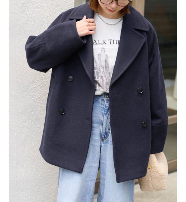 追加》尾州ウールスーパー100モッサPコート（JOURNAL STANDARD relume