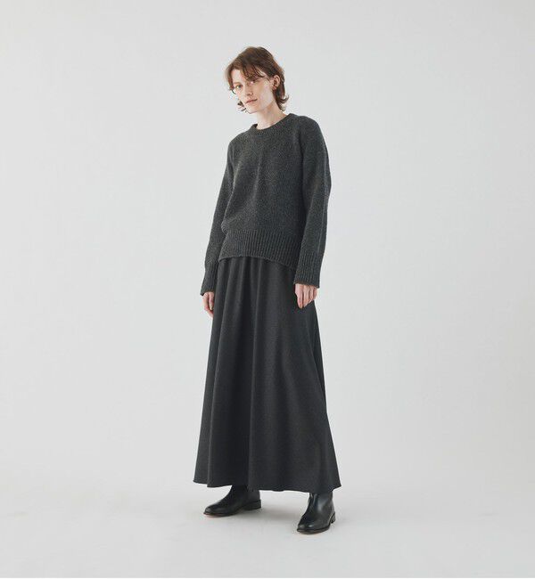フラノストレッチ ギャザーマキシスカート（GALERIE VIE）｜ルミネの