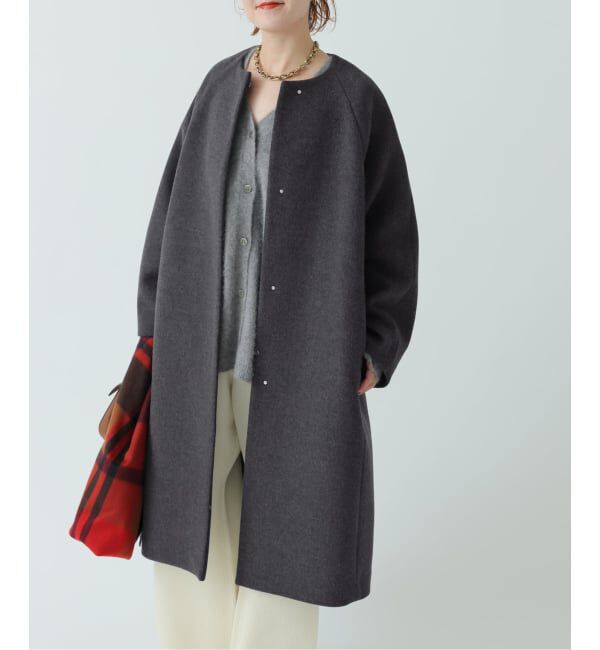 S160ビーバーノーカラーコート（Spick and Span）｜ルミネの