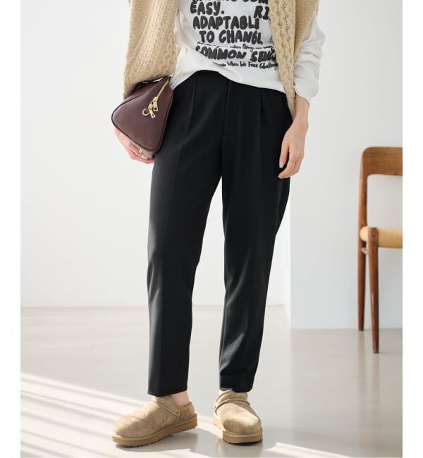 FRAMeWORK「≪追加≫T/R両面起毛パンツ 2」|スラックス|