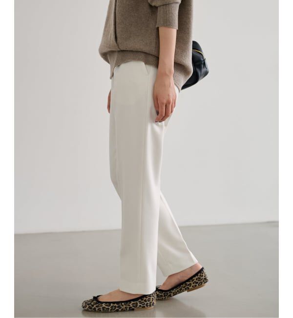 FRAMeWORK「≪追加≫T/R両面起毛パンツ 2」|スラックス|ホワイト