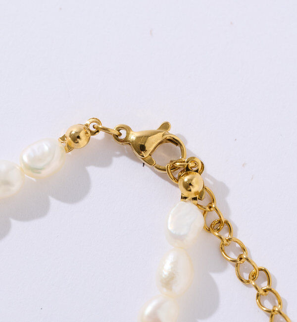  「【R.good(アールドットグッド)】パールショートネックレス」|リング|