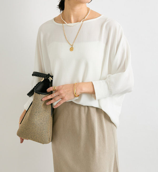  「【R.good(アールドットグッド)】パールショートネックレス」|リング|