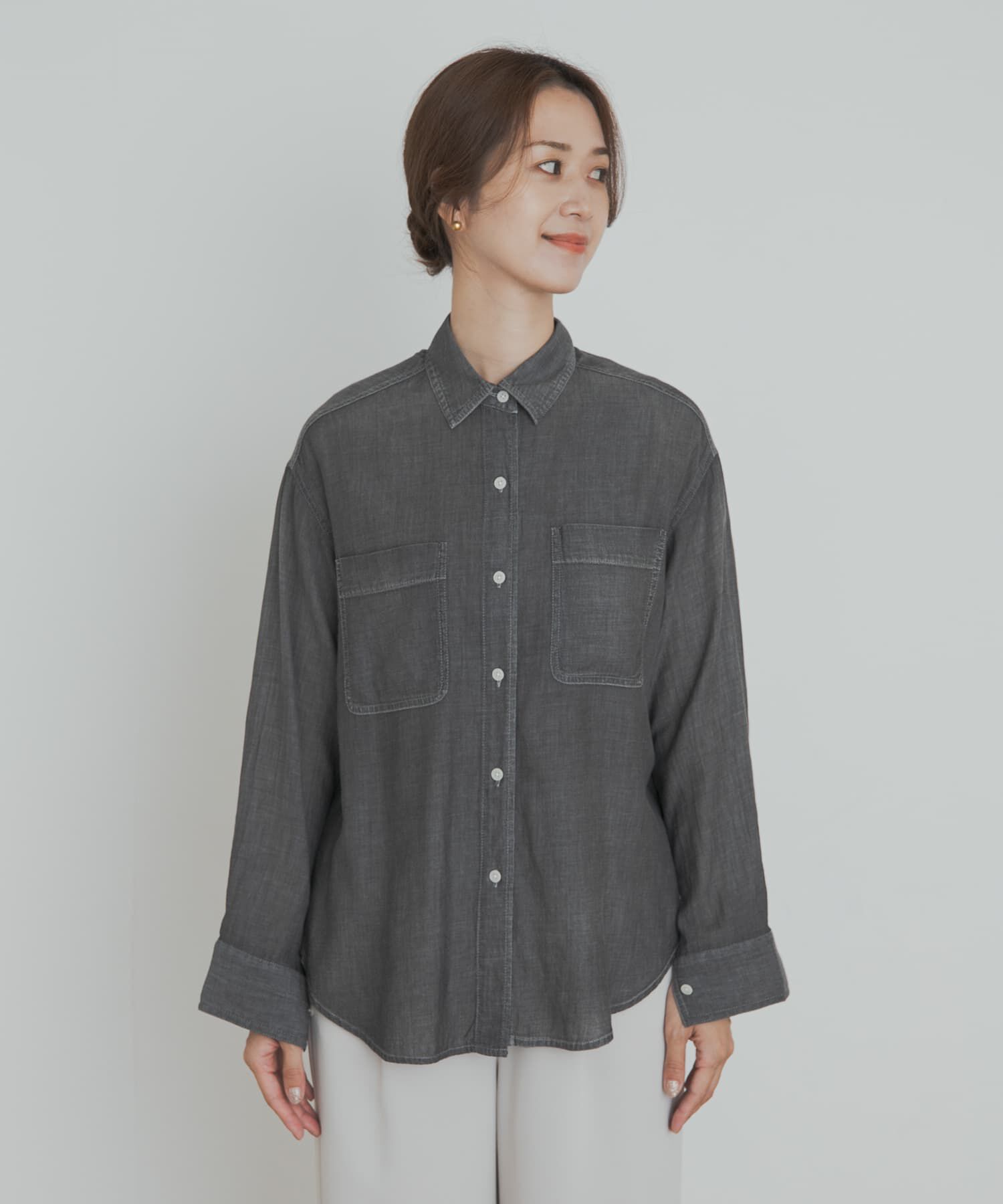 シアーデニムシャツ（URBAN RESEARCH DOORS）｜ルミネのファッション