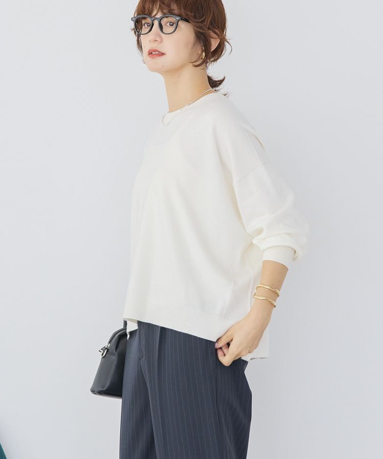 AMERICAN HOLIC「バイパチルーズニットプルオーバー＜静電気軽減＞」|ニット・セーター|