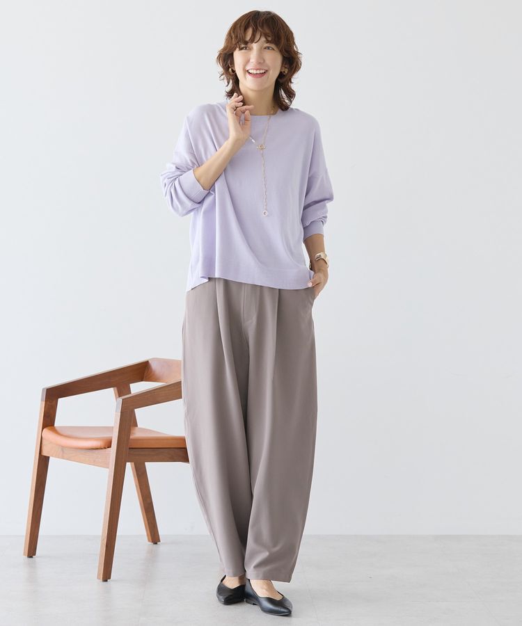 AMERICAN HOLIC「バイパチルーズニットプルオーバー＜静電気軽減＞」|ニット・セーター|