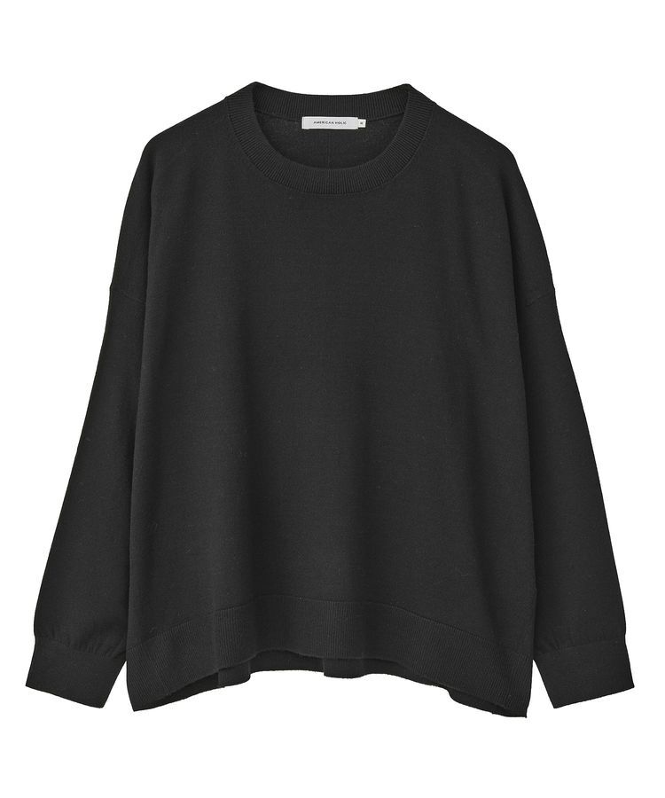 AMERICAN HOLIC「バイパチルーズニットプルオーバー＜静電気軽減＞」|ニット・セーター|
