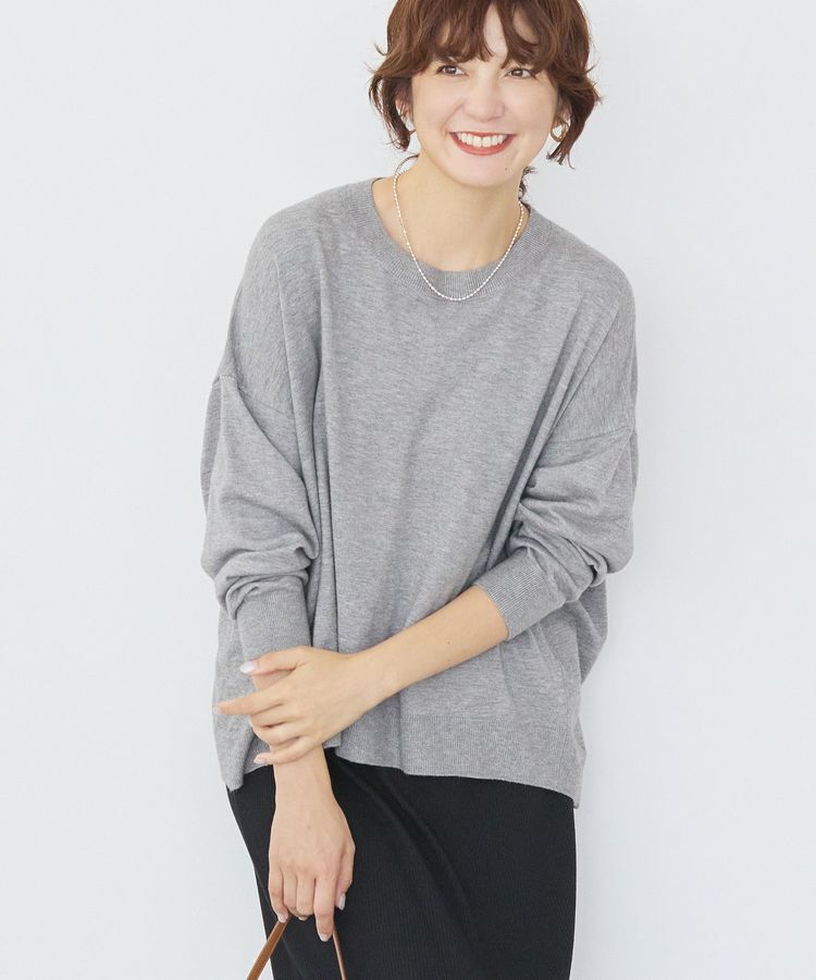 AMERICAN HOLIC「バイパチルーズニットプルオーバー＜静電気軽減＞」|ニット・セーター|