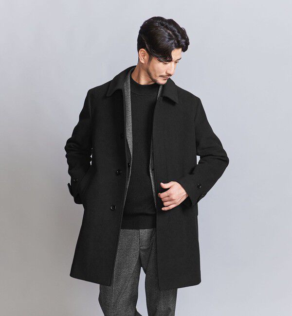 WEB限定 WARDROBE SMART】PE メルトン バルカラーコート（BEAUTY&YOUTH