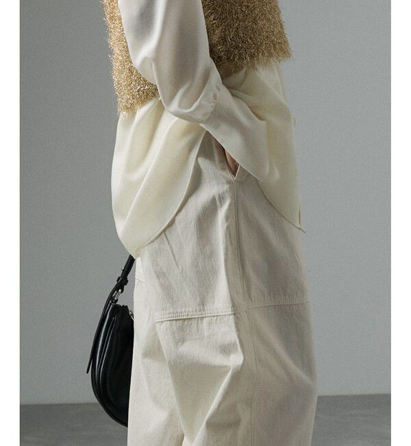 SALON adam et rope'「近江晒ツイルカービーパンツ」|チノ|