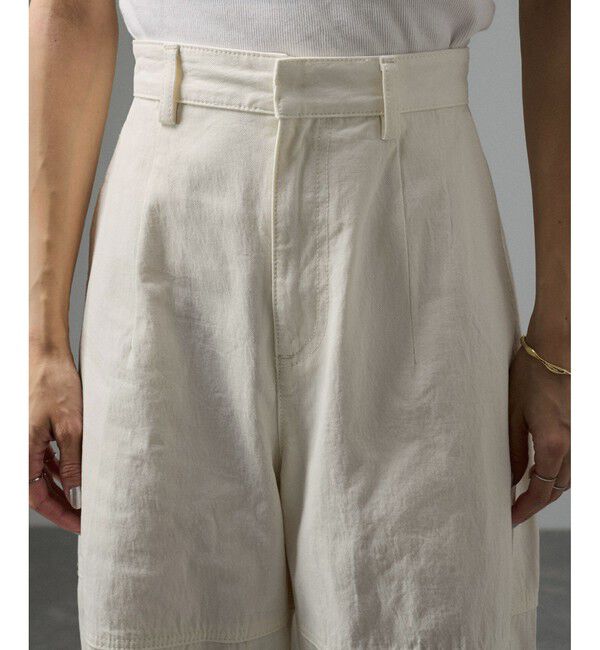 SALON adam et rope'「近江晒ツイルカービーパンツ」|チノ|