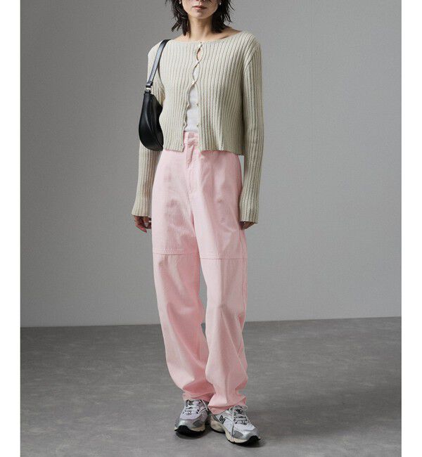 SALON adam et rope'「近江晒ツイルカービーパンツ」|チノ|