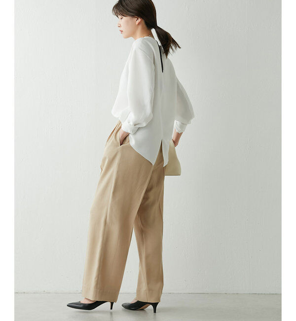 新色登場！】バックスリットブラウスT｜ルミネのファッション通販