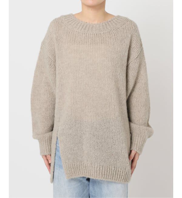 Alpaca mix slit ニット（Plage）｜ルミネのファッション通販