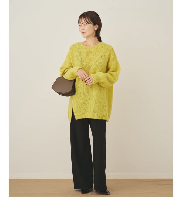 Alpaca mix slit ニット（Plage）｜ルミネのファッション通販