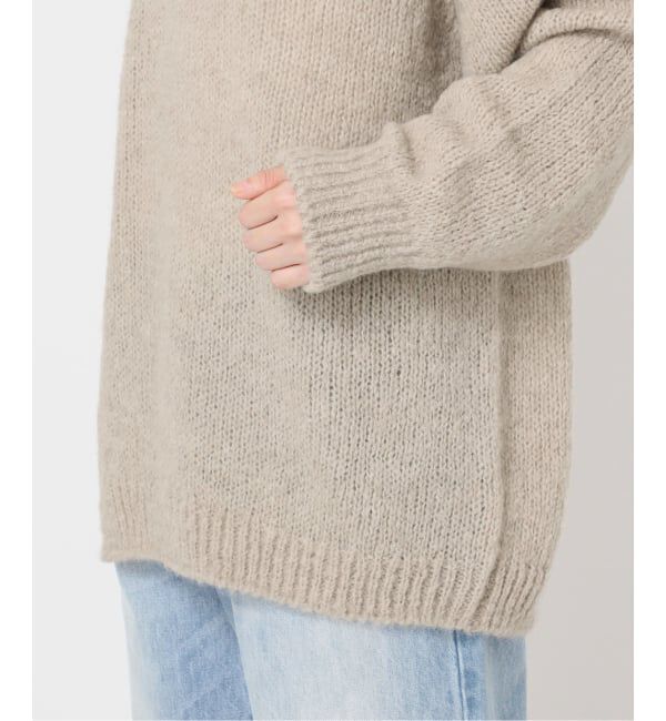 Alpaca mix slit ニット（Plage）｜ルミネのファッション通販