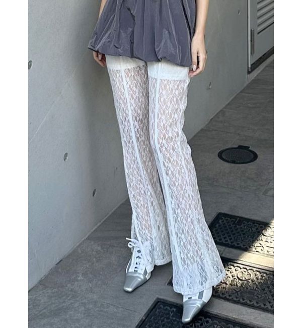 MURUA「レースフレアパンツ」|その他|