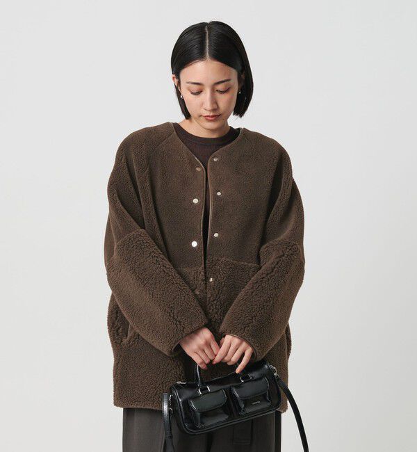 WEB限定】ボア×フェイクムートン リバーシブルジャケット
