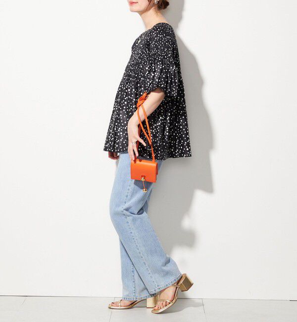 SHIPS for women「【WEB限定】〈手洗い可能〉レーヨン リネン コーティング シャーリング ブラウス」|シャツ・ブラウス|