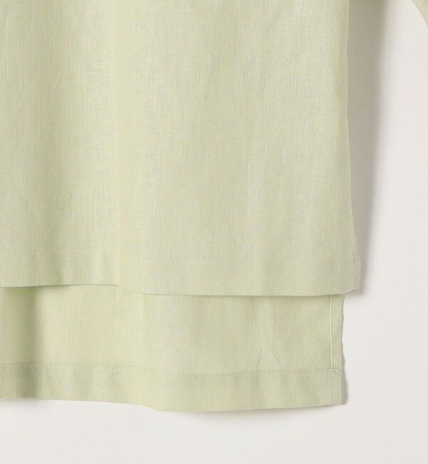 SHIPS any「SHIPS any:〈洗濯機可能〉リネン ミックス スタンドカラー ポケット シャツ 25SS 2」|シャツ・ブラウス|