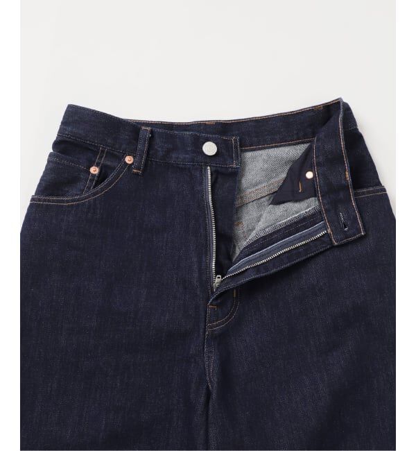 OUTDOOR PRODUCTS Usual Things「中目 EC限定 追加 ULTライトデニムハイライズルーズ5PKT WHITE」|デニム|