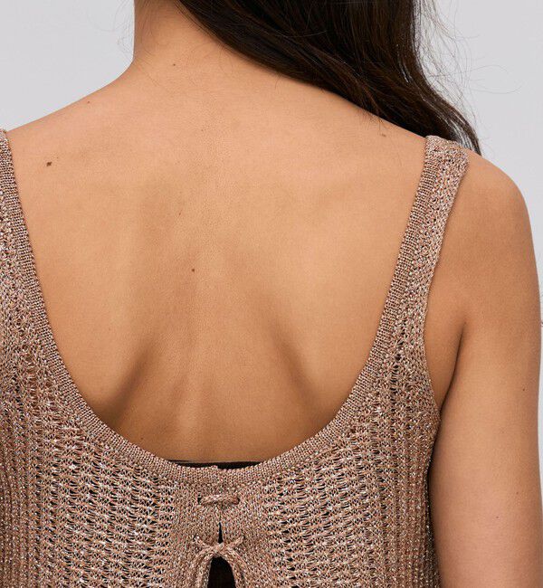 BACCA「オーロラフィルム リネンビスチェ」|ニット・セーター|