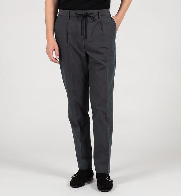 TOMORROWLAND MENS「コットンナイロンシャンブレー 1プリーツ イージースラックス FABRICA」|スラックス|