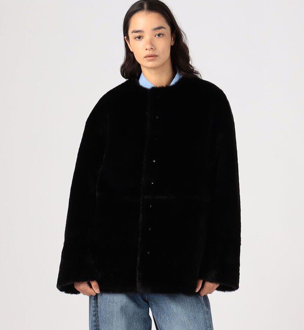 フェイクムートン リバーシブルショートコート（MACPHEE）｜ルミネの