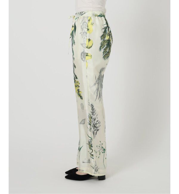 VERMEIL par iena「manipuri 別注 ストレートパンツ ボタニカル 0151405001」|スラックス|