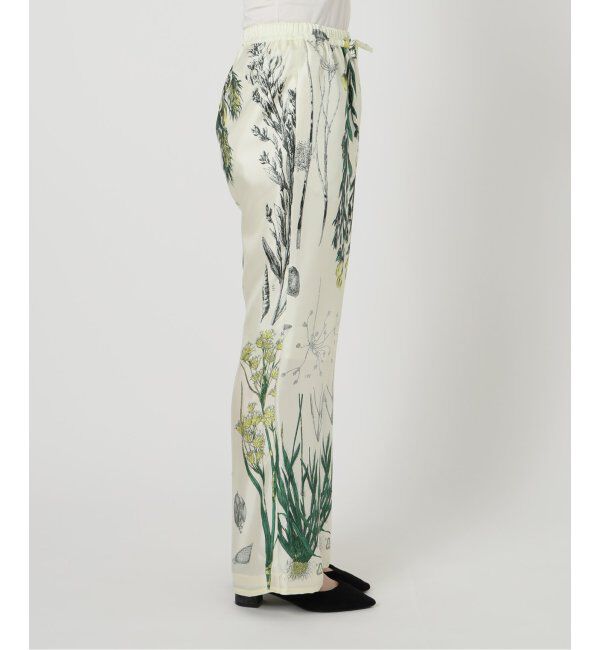 VERMEIL par iena「manipuri 別注 ストレートパンツ ボタニカル 0151405001」|スラックス|