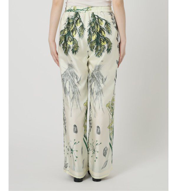 VERMEIL par iena「manipuri 別注 ストレートパンツ ボタニカル 0151405001」|スラックス|