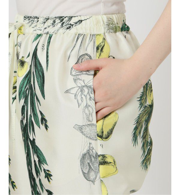 VERMEIL par iena「manipuri 別注 ストレートパンツ ボタニカル 0151405001」|スラックス|