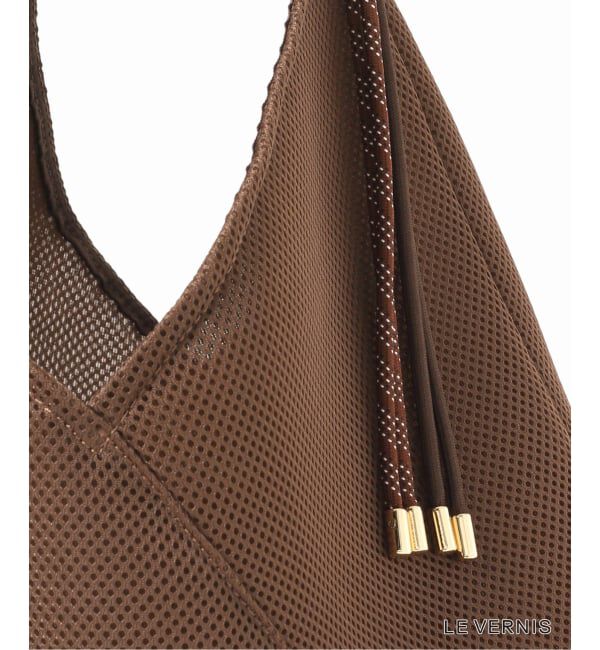 SLOBE IENA「《WEB限定》LE VERNIS パラコードハンドルメッシュバック 235-211505」|ショルダー・メッセンジャー|