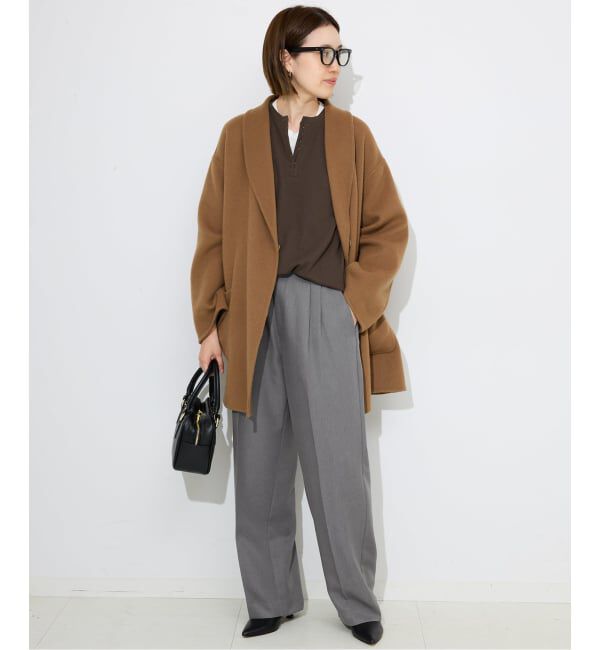 SLOBE IENA「パウダーツイルイージーテーパードパンツ」|その他|